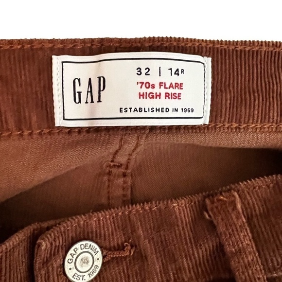 Gap corduroy pants, brown, size 32 / 14 - Picture 5 of 5